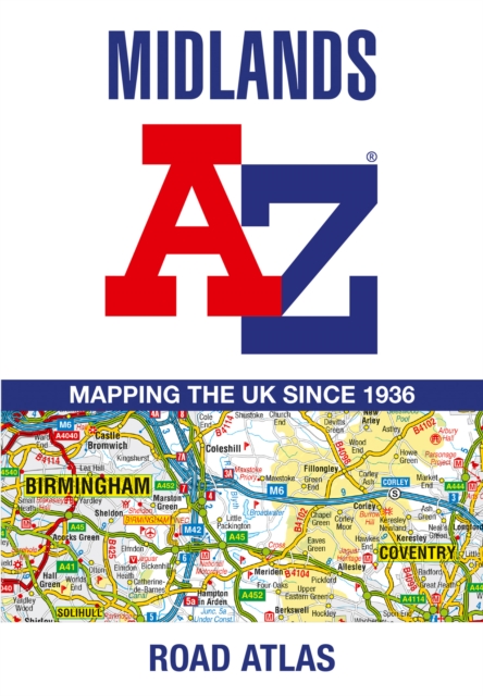 Midlands A-Z Road Atlas - 