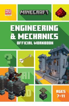 Coperta cărții 'Minecraft STEM Engineering and Mechanics - Tom Collins Ks2|bolton'