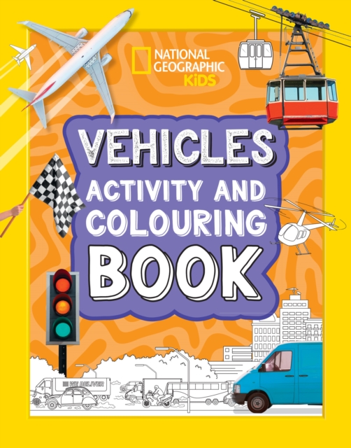 Vehicles Activity and Colouring Book - 