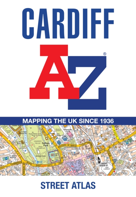 Coperta cărții 'Cardiff A-Z Street Atlas -'