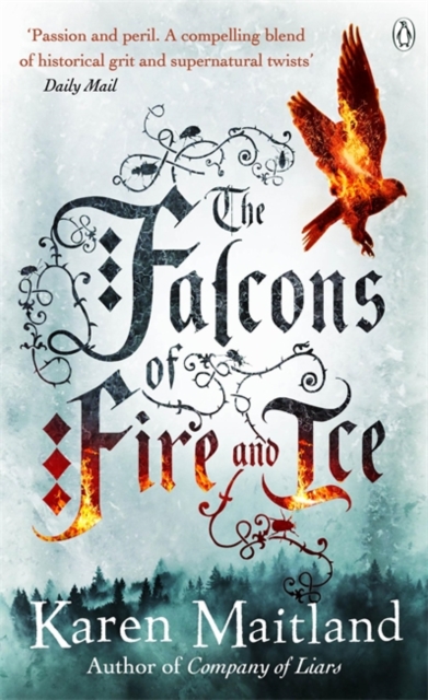 Coperta cărții 'Falcons of Fire and Ice - Karen Maitland'