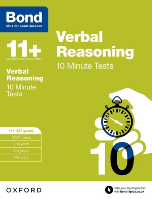 Bond 11+: Verbal Reasoning: 10 Minute Tests - Frances|bond 11+ Down