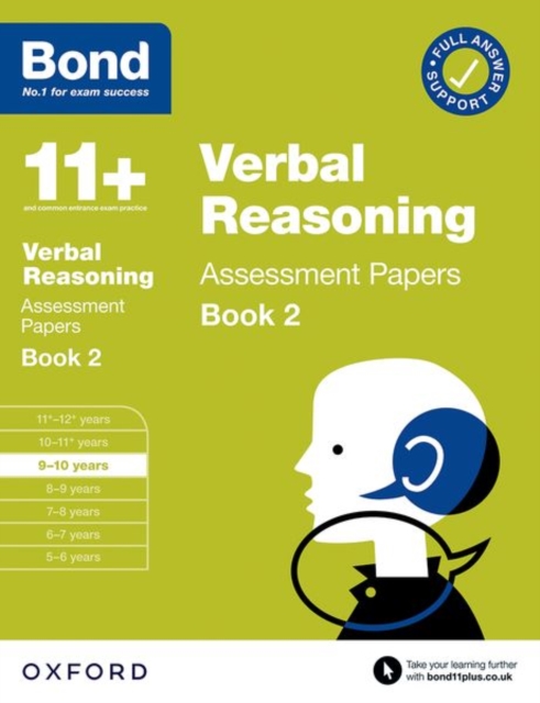 Bond 11+ Verbal Reasoning Assessment Papers 9-10 Years Book 2: For 11+ GL assessment and Entrance Exams - 