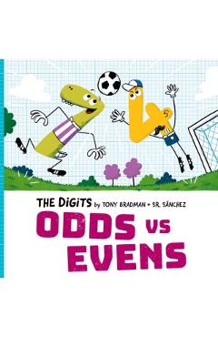 Coperta cărții 'Digits: Odds Vs Evens - Tony Bradman'