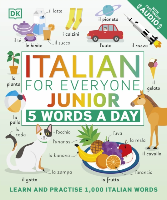 Italian for Everyone Junior 5 Words a Day - 