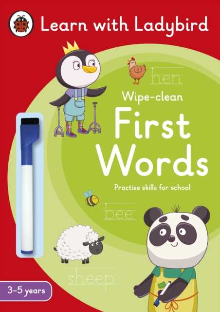 First Words: A Learn with Ladybird Wipe-Clean Activity Book 3-5 years - 