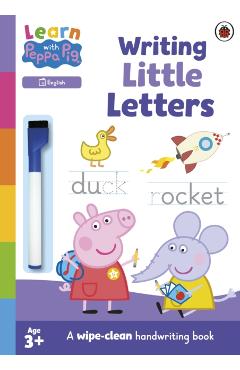 Coperta cărții 'Learn with Peppa: Writing Little Letters -'