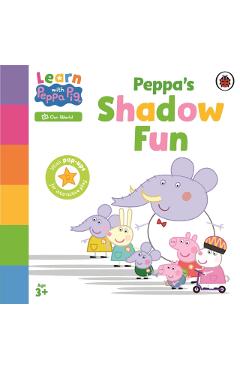 Coperta cărții 'Learn with Peppa: Peppa’s Shadow Fun -'