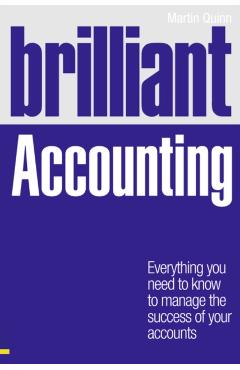 Coperta cărții 'Brilliant Accounting - Martin Quinn'