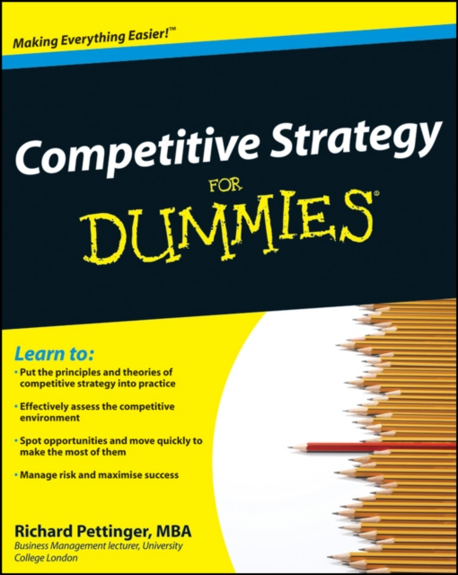 Coperta cărții 'Competitive Strategy For Dummies - Richard Pettinger'