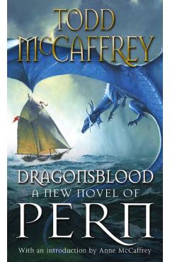 Coperta cărții 'Dragonsblood - Todd Mccaffrey'
