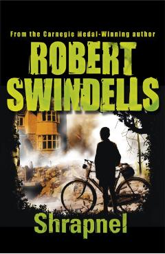 Coperta cărții 'Shrapnel - Robert Swindells'