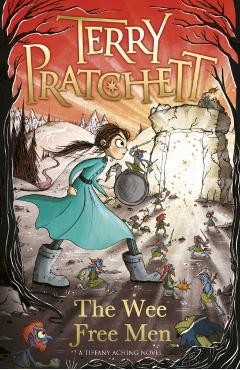 Coperta cărții 'Wee Free Men - Terry Pratchett'