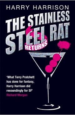 Coperta cărții 'Stainless Steel Rat Returns - Harry Harrison'