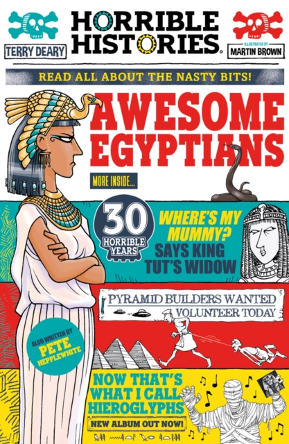 Awesome Egyptians (newspaper edition) - Terry|hepplewhite Deary