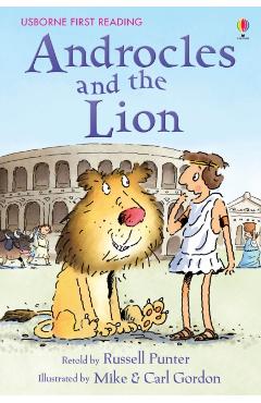 Coperta cărții 'Androcles and The Lion - Russell Punter'