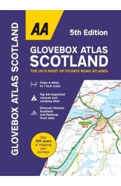 Poza produsului AA Glovebox Atlas Scotland - 
