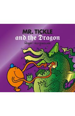 Coperta cărții 'Mr. Tickle and the Dragon - Adam Hargreaves'