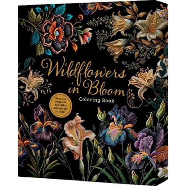 Wildflowers in Bloom Coloring Book