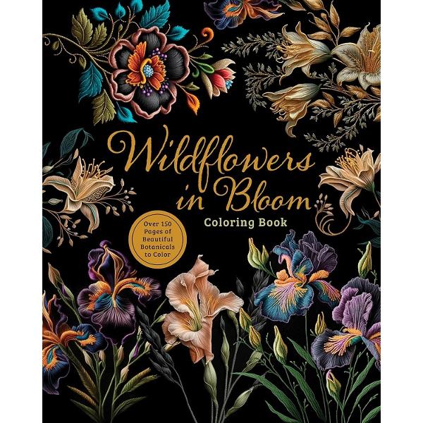 Wildflowers in Bloom Coloring Book