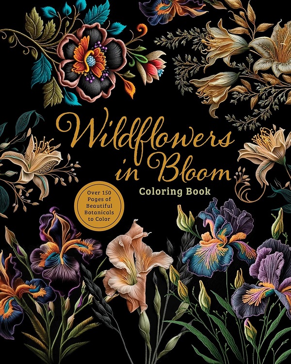 Wildflowers in Bloom Coloring Book
