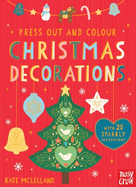 Press Out and Colour: Christmas Decorations - 