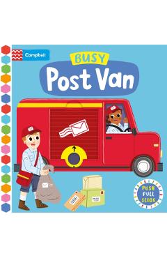 Coperta cărții 'Busy Post Van - Campbell Books'