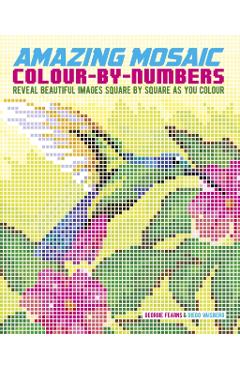 Coperta cărții 'Amazing Mosaic Colour-By-Numbers - Georgie|vaisberg Fearns'
