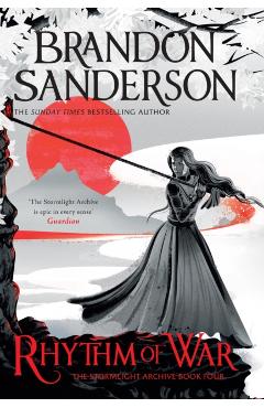 Coperta cărții 'Rhythm of War - Brandon Sanderson'