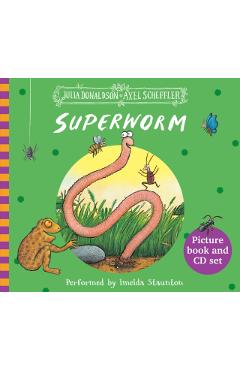 Coperta cărții 'Superworm Book & CD - Julia Donaldson'