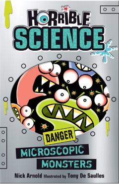 Coperta cărții 'Microscopic Monsters - Nick Arnold'