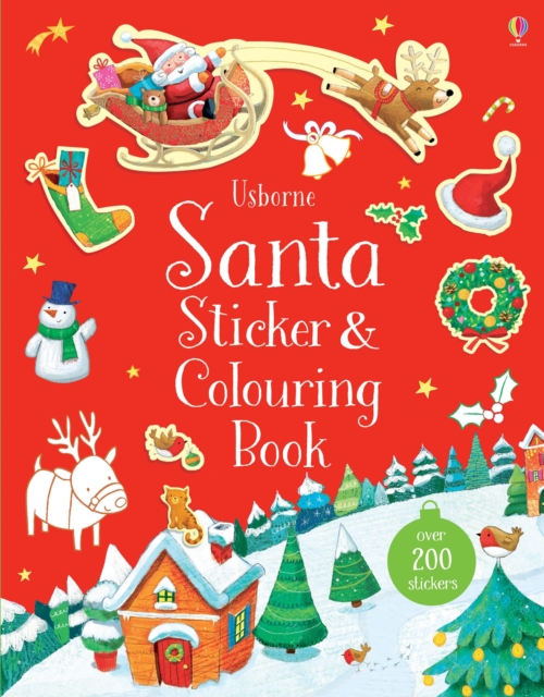 Santa Sticker and Colouring Book - Sam Taplin