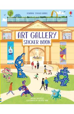 Coperta cărții 'Art Gallery Sticker Book - Abigail Wheatley'