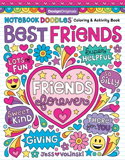 Notebook Doodles Best Friends - Jess Volinksi