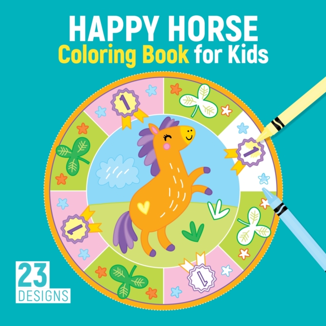 Happy Horse Coloring Book for Kids - Clorophyl Editions