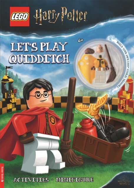 LEGO Harry Potter?: Let's Play Quidditch Activity Book (with Cedric Diggory minifigure) - 