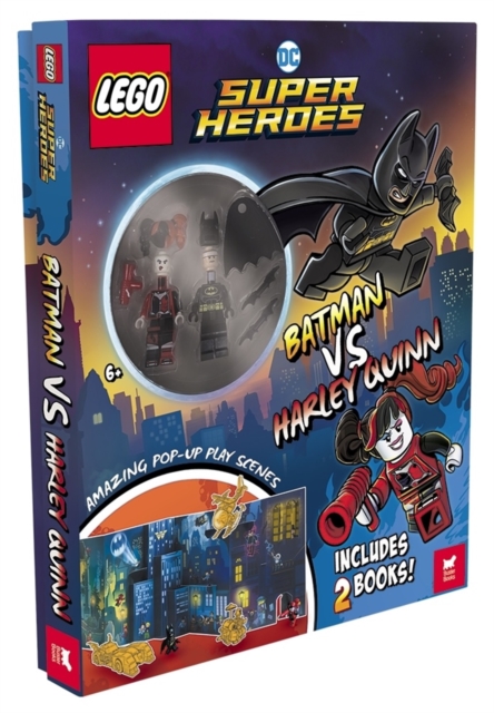 LEGO DC Super Heroes?: Batman vs. Harley Quinn (with Batman? and Harley Quinn? minifigures, pop-up play scenes and 2 books) - 