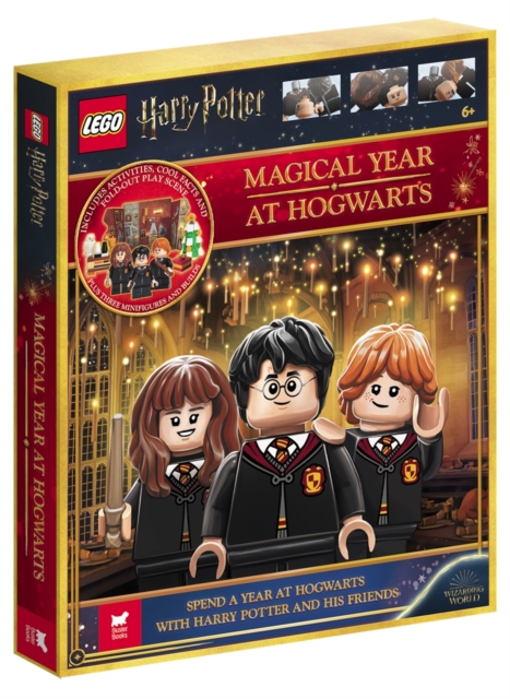 LEGO Harry Potter?: Magical Year at Hogwarts (with 70 LEGO bricks, 3 minifigures, fold-out play scene and fun fact book) - 