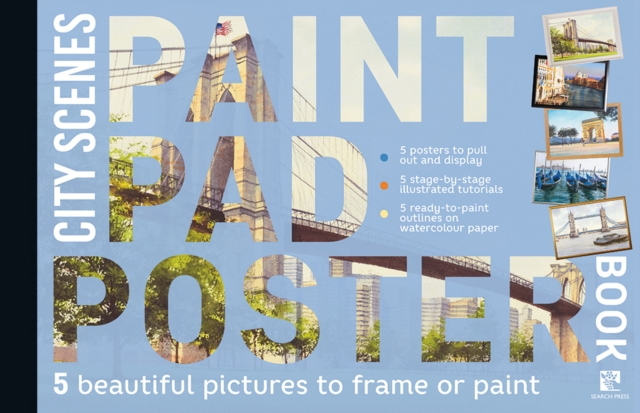 Paint Pad Poster Book: City Scenes - Geoff Kersey