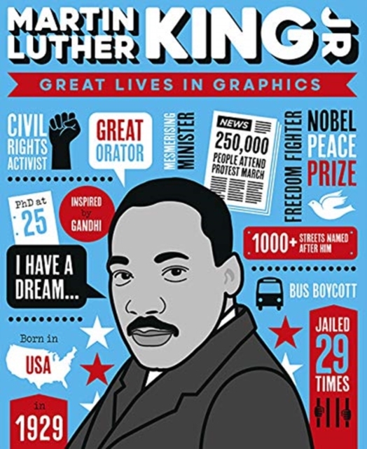 Great Lives in Graphics: Martin Luther King - Books Button