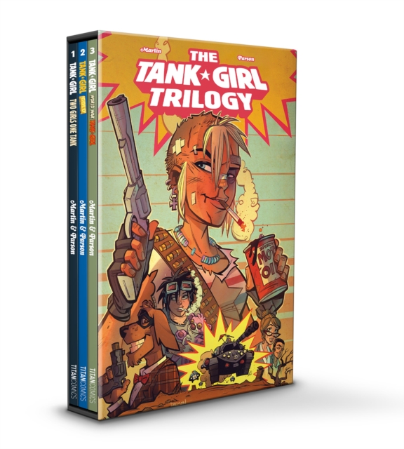 Tank Girl Trilogy Box Set (GOLD, WORLD WAR, 2 GIRLS 1 TANK) - Alan Martin