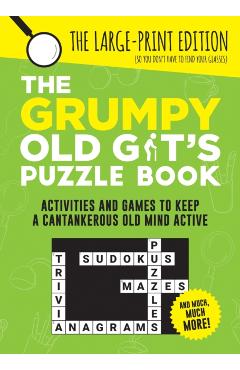 Poza produsului Grumpy Old Git's Puzzle Book - Summersdale Publishers