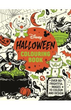 Coperta cărții 'Disney Halloween Colouring Book -'