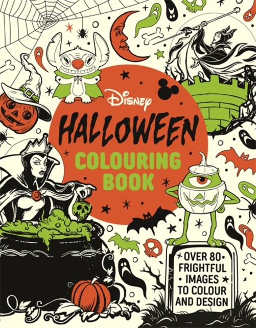 Coperta cărții 'Disney Halloween Colouring Book -'