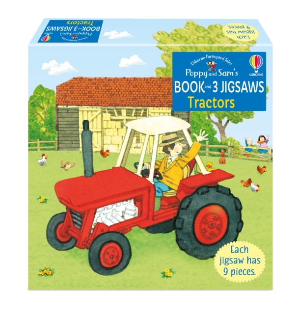 Poppy and Sam's Book and 3 Jigsaws: Tractors - Heather Amery