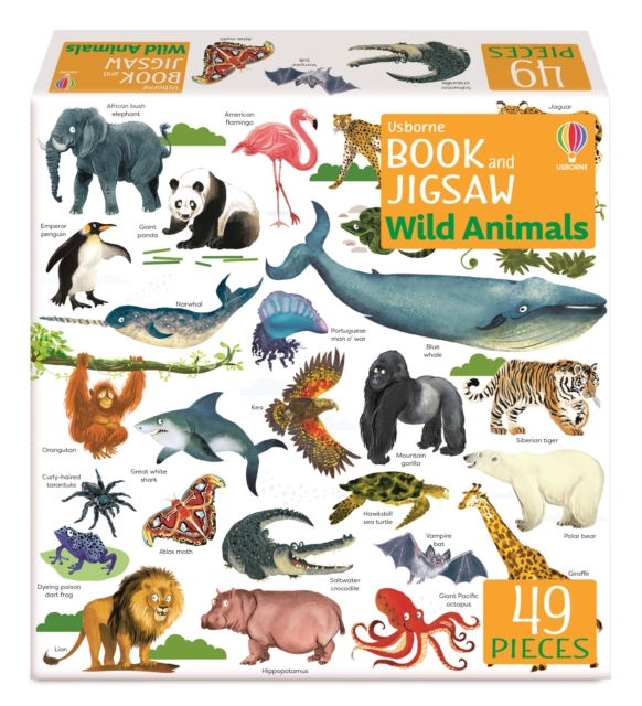 Usborne Book and Jigsaw Wild Animals - Sam Smith