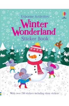 Coperta cărții 'Winter Wonderland Sticker Book - Fiona Watt'