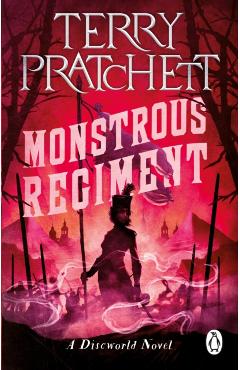 Coperta cărții 'Monstrous Regiment - Terry Pratchett'