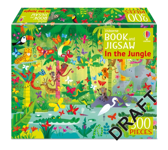 Usborne Book and Jigsaw In the Jungle - Kirsteen Robson