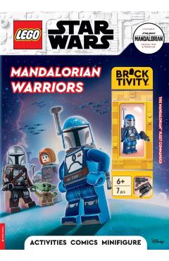 Coperta cărții 'LEGO® Star Wars™: Mandalorian Warriors (with Mandalorian Fleet Commander LEGO minifigure) -'